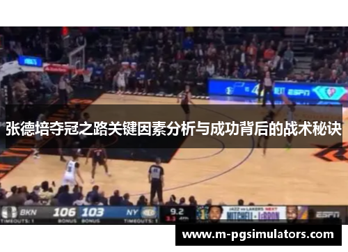 张德培夺冠之路关键因素分析与成功背后的战术秘诀